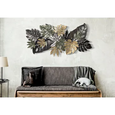 Płyta ze starego żelaza LEAF 133x10x67 cm